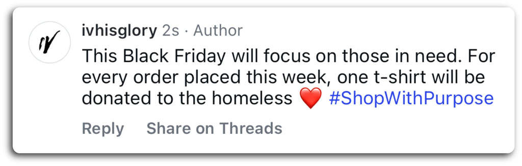 A DIFFERENT KIND OF BLACK FRIDAY